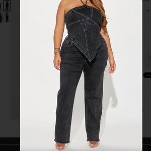 Next Level Denim Pant Set - Black Wash